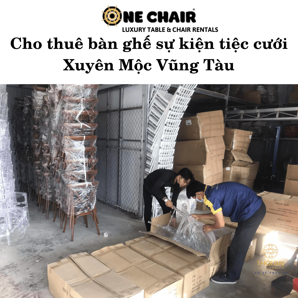 Cho thuê bàn ghế sự kiện tiệc cưới Xuyên Mộc Vũng Tàu