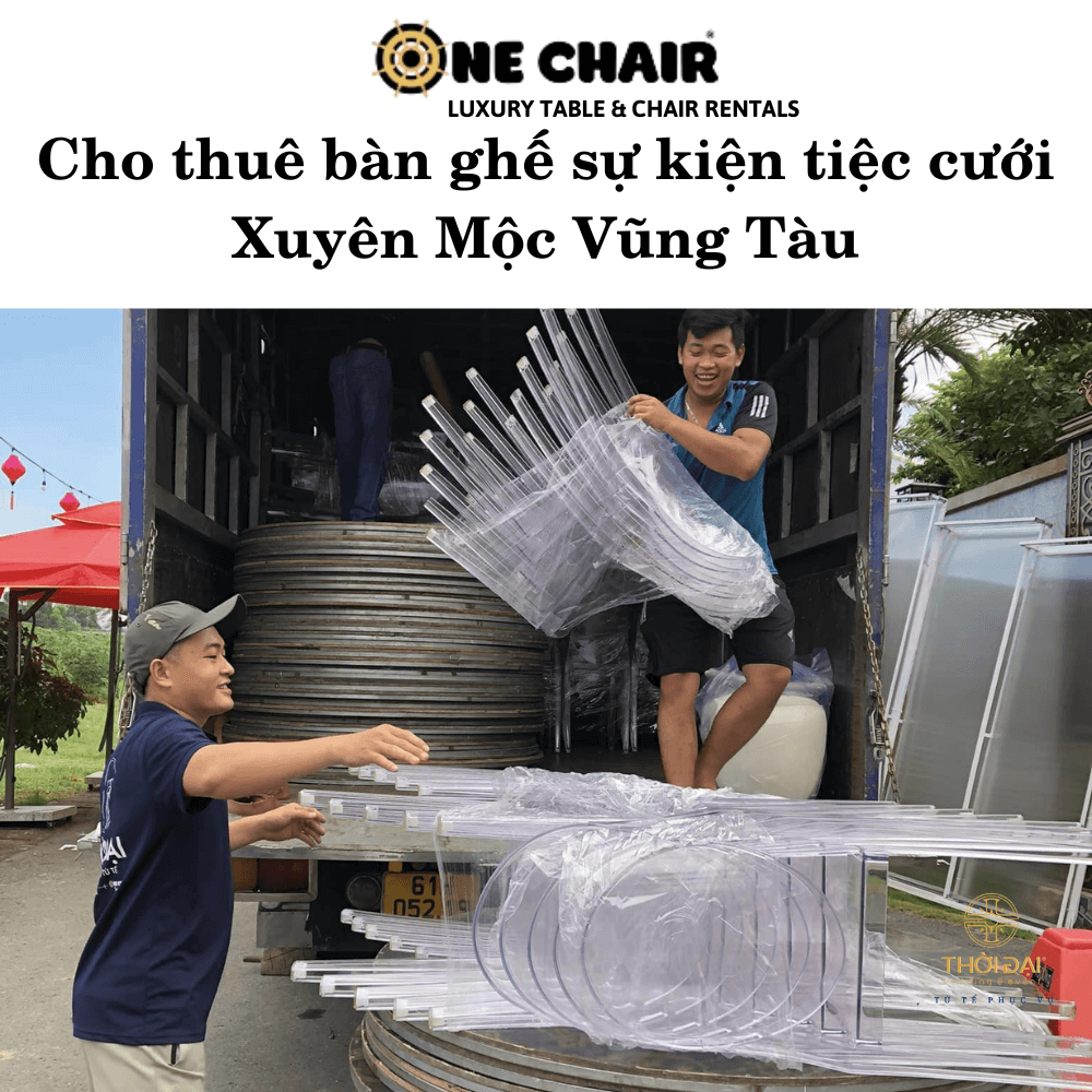 Cho thuê bàn ghế sự kiện tiệc cưới Xuyên Mộc Vũng Tàu