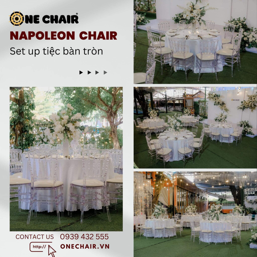 Cho thuê bàn ghế sự kiện tiệc đám cưới Quận 1 HCM