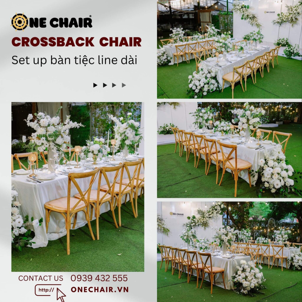 Cho thuê bàn ghế sự kiện tiệc đám cưới Quận 1 HCM