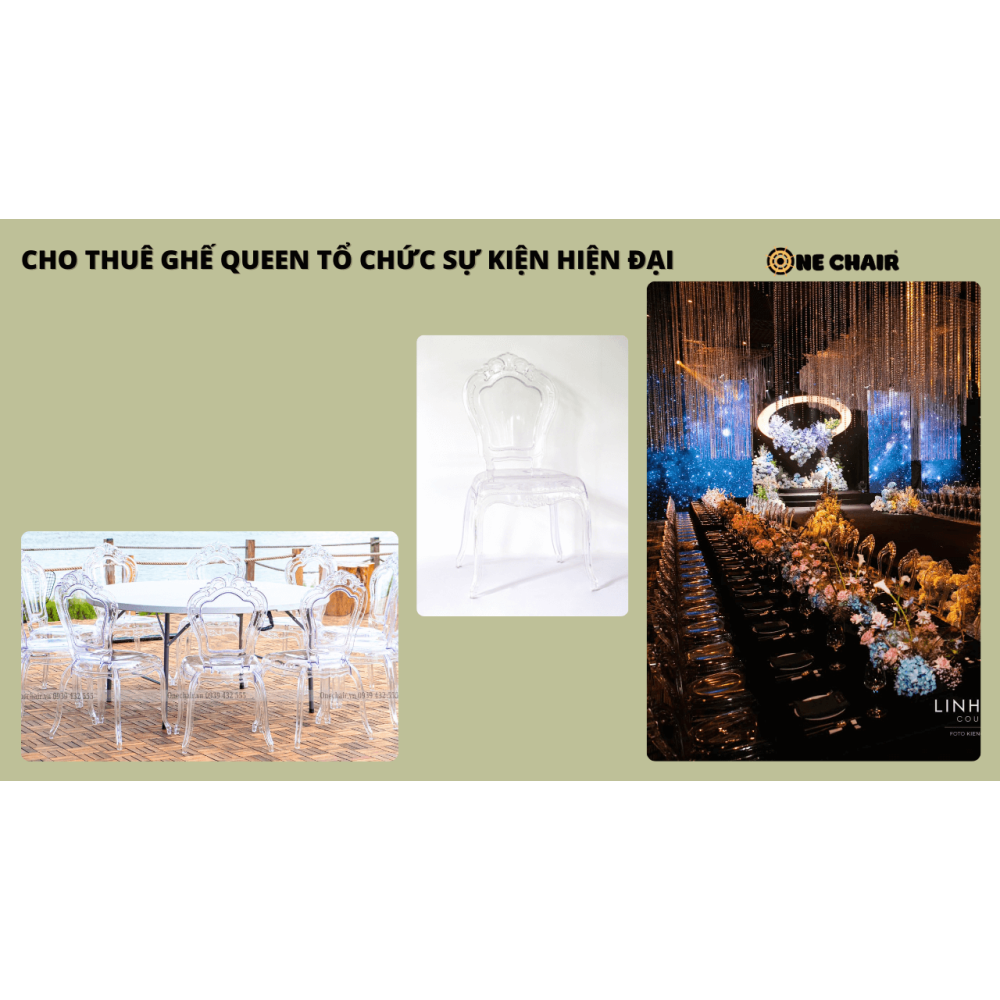 Cho Thuê Bàn Ghế Sự Kiện Hiện Đại Gò Vấp TPHCM – ONE CHAIR