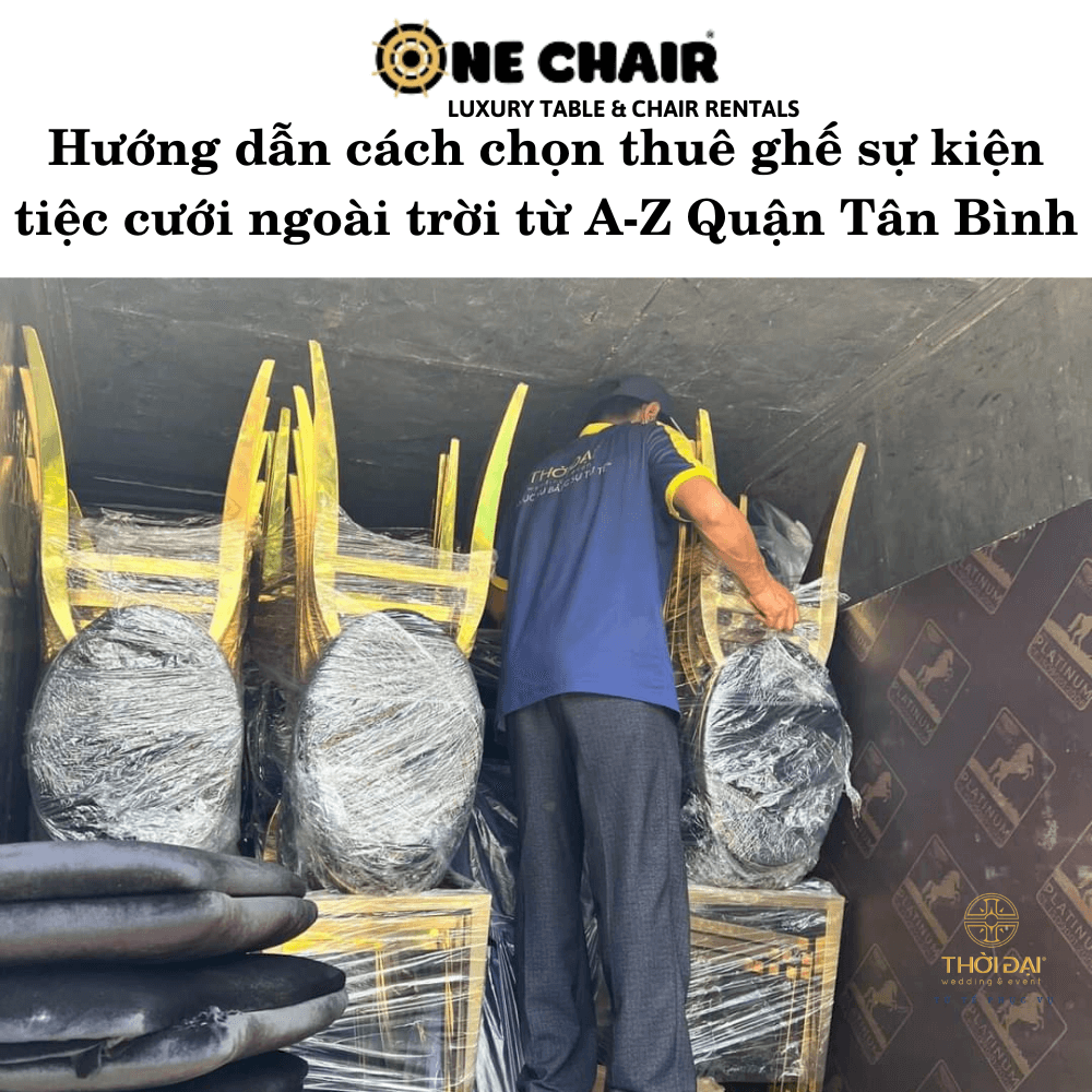 Hướng dẫn thuê ghế sự kiện tiệc cưới ngoài trời từ A-Z Quận Tân Bình