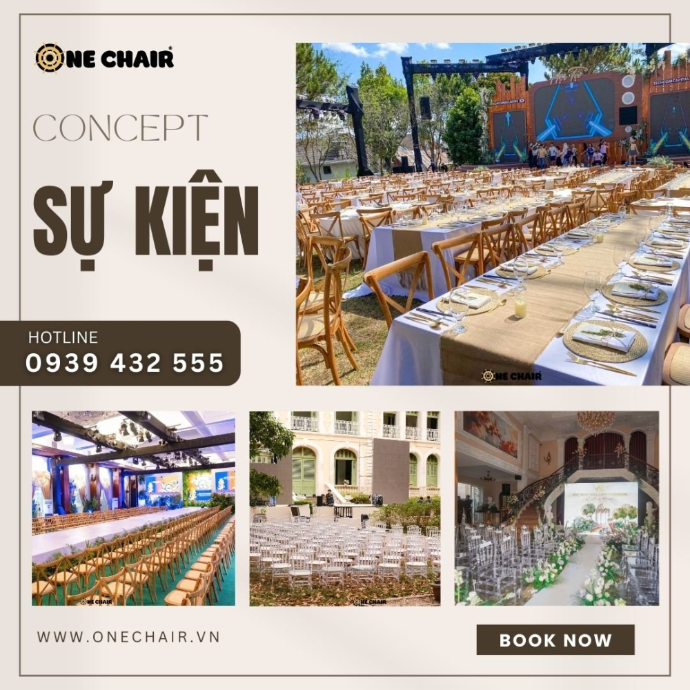 Dịch Vụ Cho Thuê Bàn Ghế Sự Kiện Tiệc Đám Cưới Đẹp Tại Nha Trang, Khánh Hoà