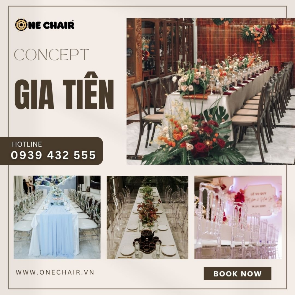 Dịch Vụ Cho Thuê Bàn Ghế Sự Kiện Tiệc Đám Cưới Đẹp Tại Nha Trang, Khánh Hoà