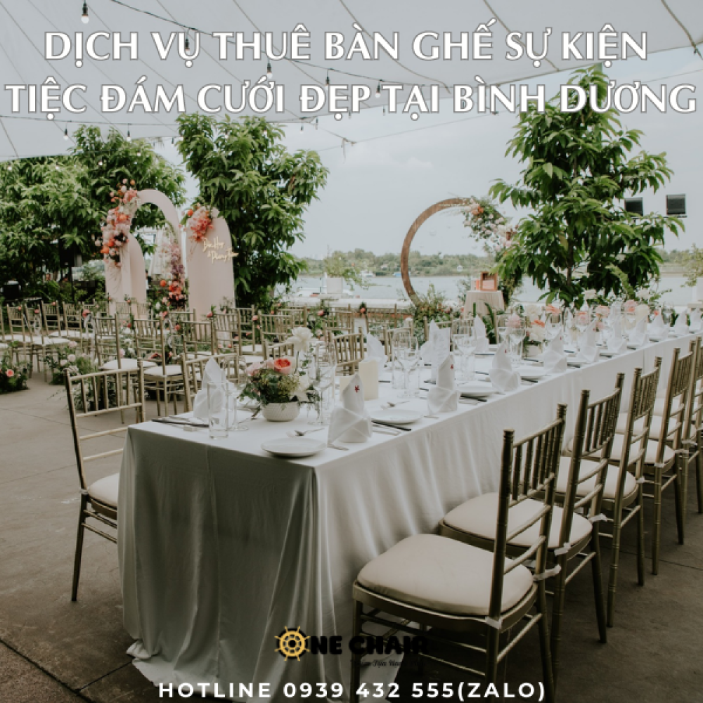 Dịch Vụ Cho Thuê Bàn Ghế Sự Kiện Tiệc Đám Cưới Đẹp Tại Bình Dương