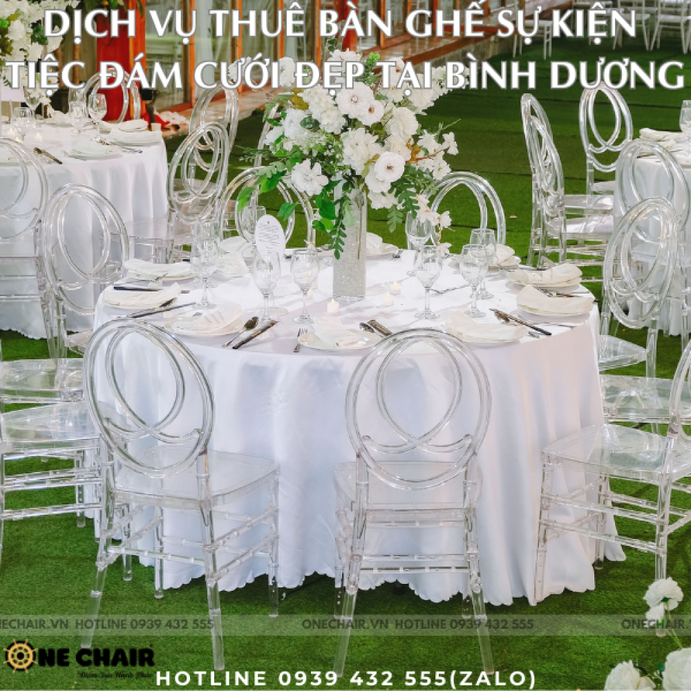 Dịch Vụ Cho Thuê Bàn Ghế Sự Kiện Tiệc Đám Cưới Đẹp Tại Bình Dương