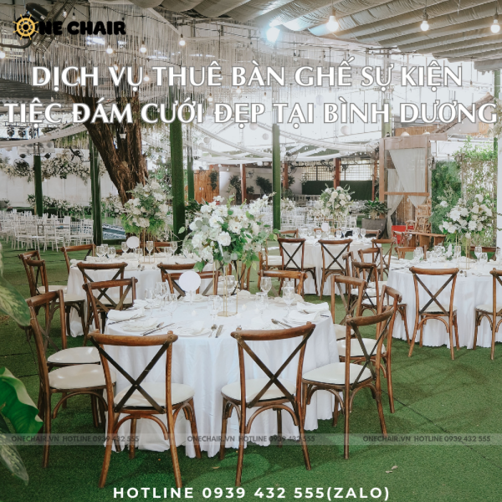 Dịch Vụ Cho Thuê Bàn Ghế Sự Kiện Tiệc Đám Cưới Đẹp Tại Bình Dương