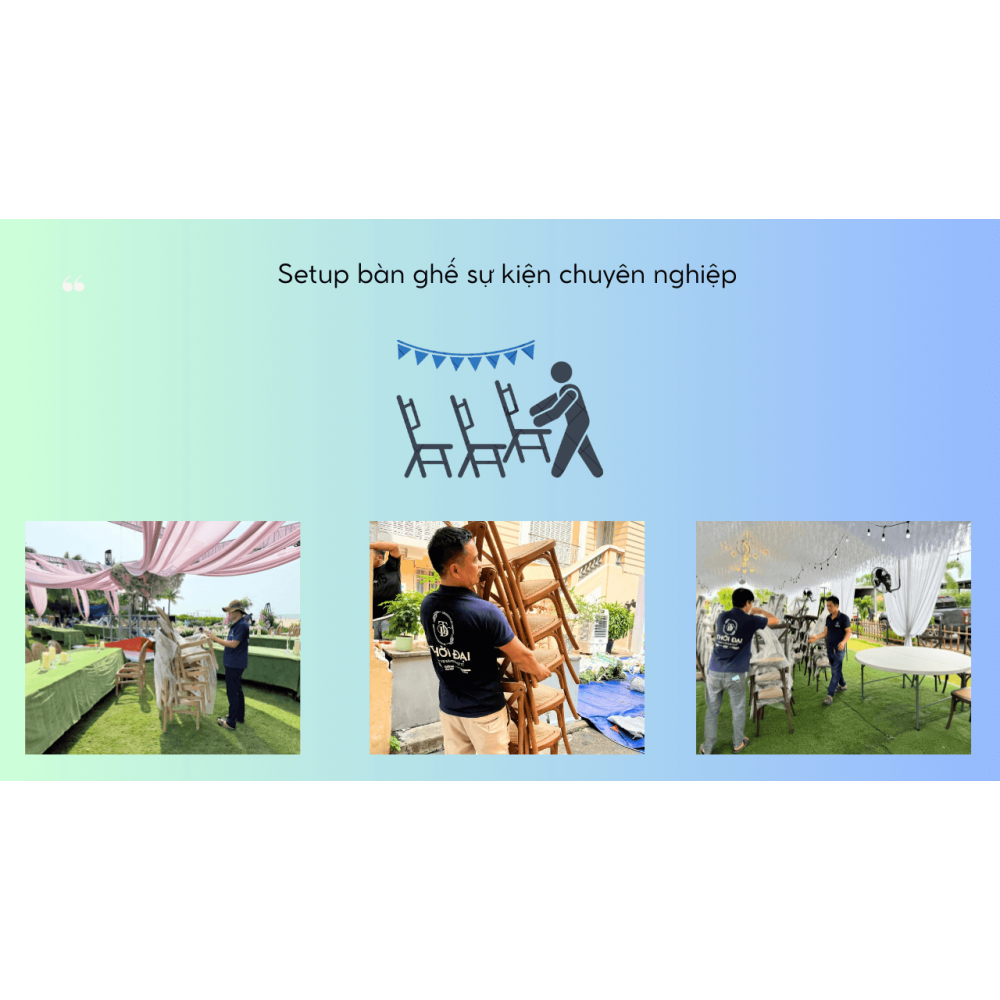 cho thuê bàn ghế sự kiện quận 2 tphcm
