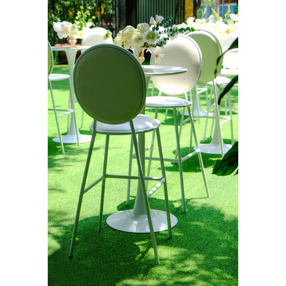 Shell Bar Stool - Bàn Ghế Bar Trắng/Bàn Cocktail Đẹp Tinh Tế