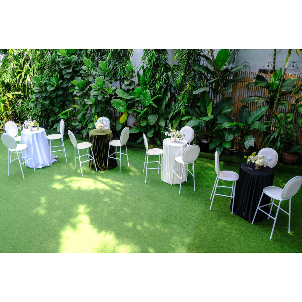 Shell Bar Stool - Bàn Ghế Bar Trắng/Bàn Cocktail Đẹp Tinh Tế