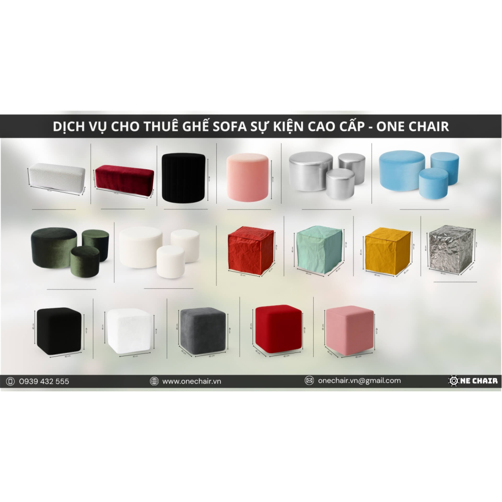 Cho Thuê Ghế Sofa Sự Kiện Cao Cấp, Sang Trọng - Khi Thiết Kế Gặp Cảm Xúc & Trải Nghiệm Cùng ONE CHAIR