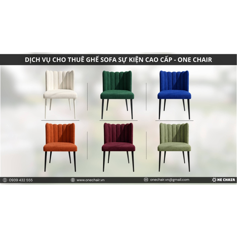 Cho Thuê Ghế Sofa Sự Kiện Cao Cấp | ONE CHAIR Setup Trọn Gói AZ, Chuyên Nghiệp