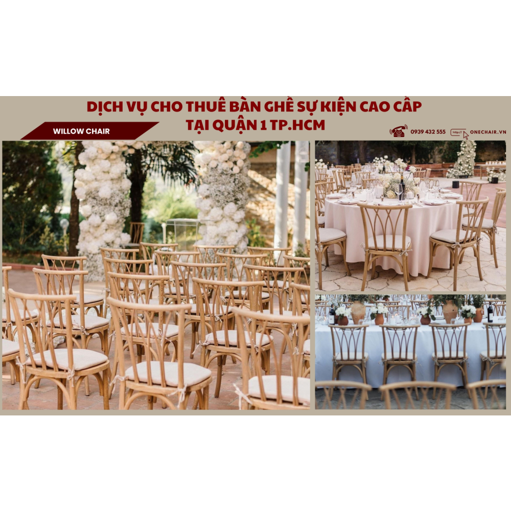 Dịch Vụ Cho Thuê Bàn Ghế Sự Kiện Tại Quận 1 TP.HCM - Cao Cấp, Hiện Đại Và Sang Trọng