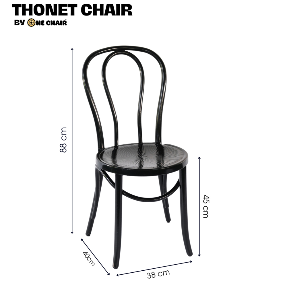 Thonet Chair: Ghế Sự Kiện Cao Cấp Màu Đen - Vẻ Đẹp Đen Tĩnh Lặng