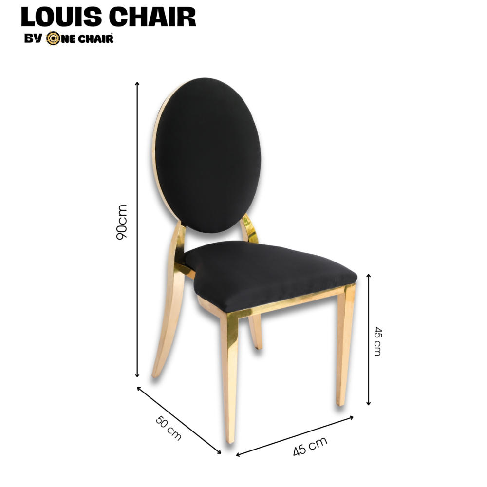 Louis Chair: Ghế Sự Kiện Cao Cấp Màu Đen - Sắc Đen Thanh Lịch Trong Không Gian Tiệc