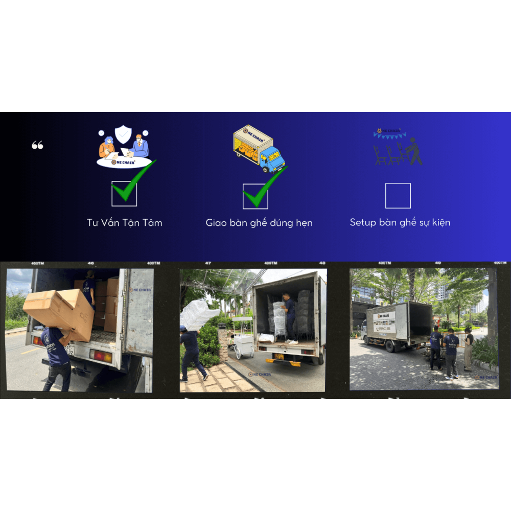 Cho thuê bàn ghế sự kiện quận 6 tphcm
