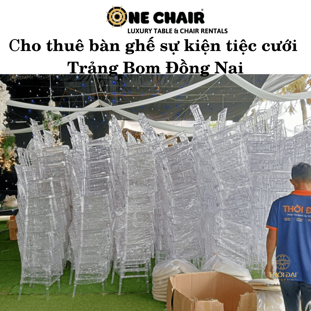 Cho thuê bàn ghế sự kiện tiệc cưới Trảng Bom Đồng Nai
