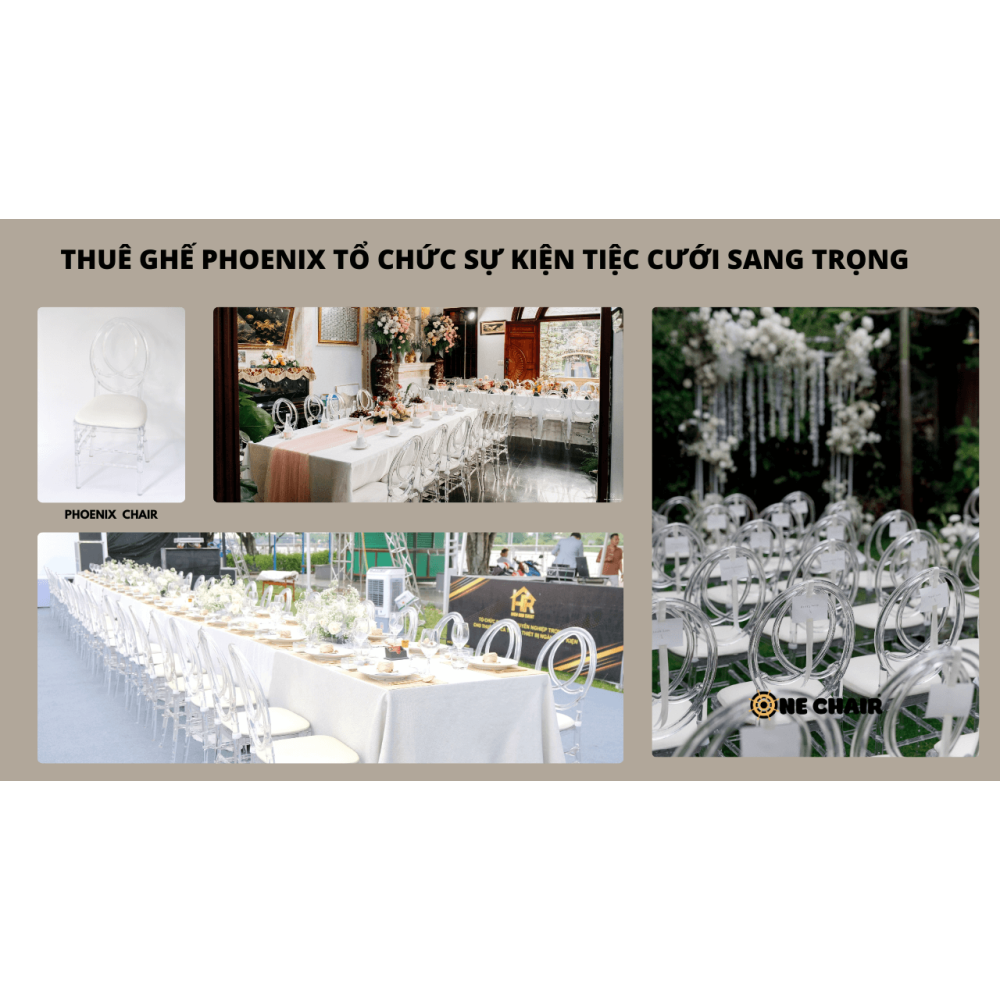 Cho Thuê Bàn Ghế Sự Kiện Hiện Đại Gò Vấp TPHCM – ONE CHAIR