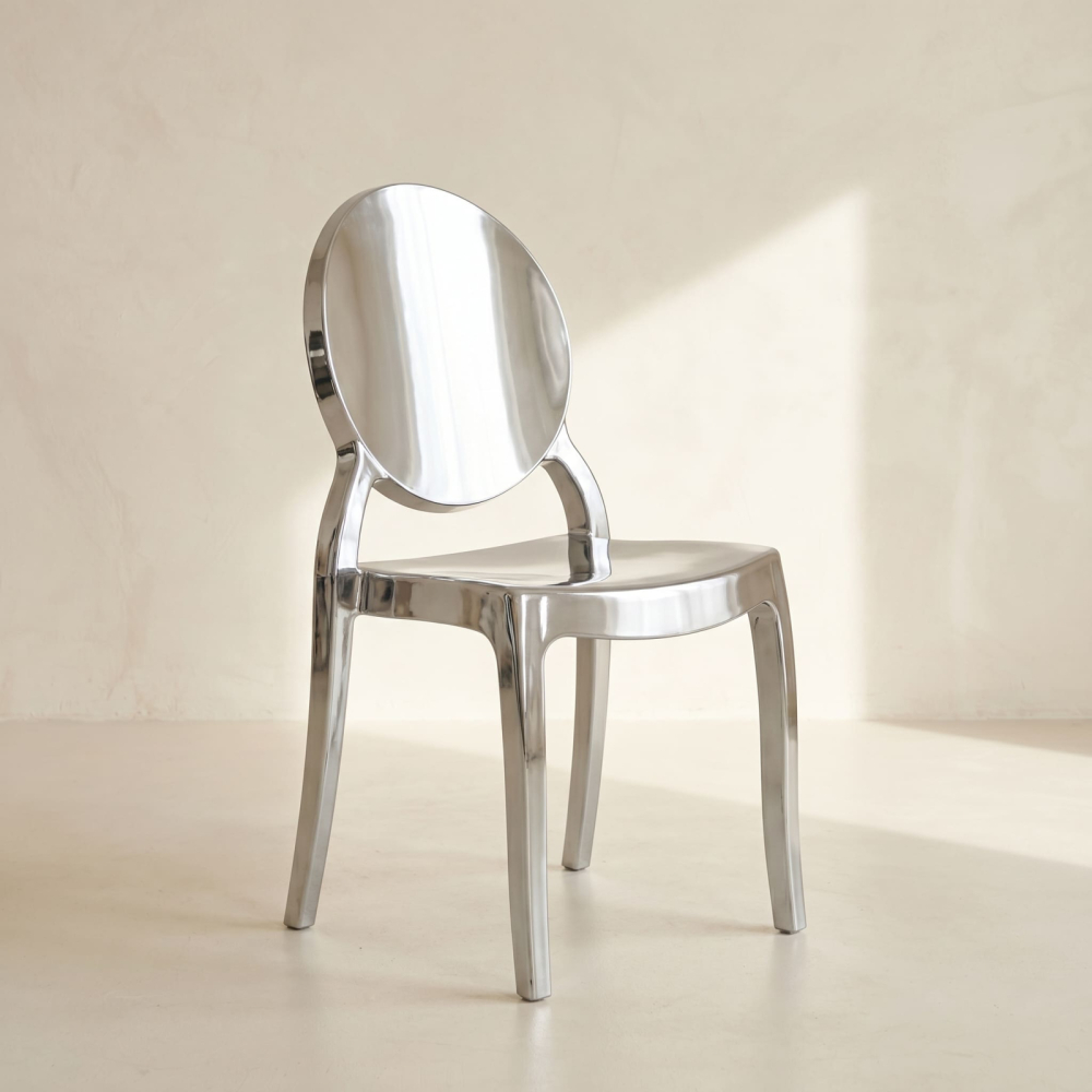 New Products | Chrome Ghost – Khung Ghế Mạ Bạc | Ghế Sự Kiện Sang Trọng