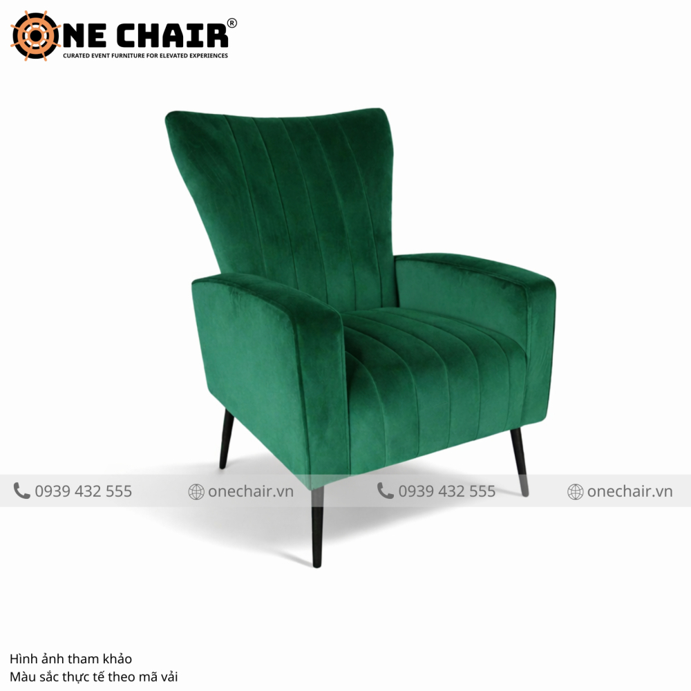 Sofa Armchair Sự Kiện Muse Xanh Ngọc – Nàng Thơ Của Mọi Không Gian Sự Kiện Đỉnh Cao