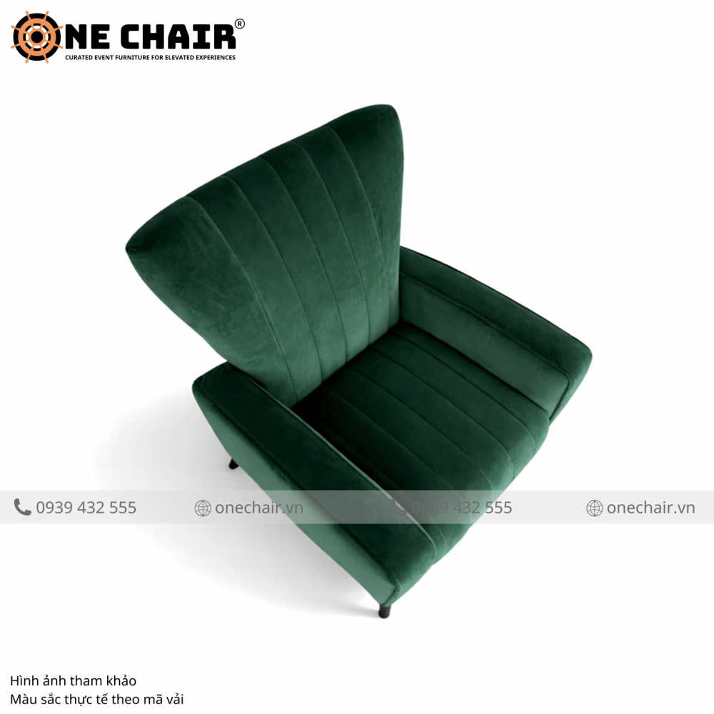 Sofa Armchair Sự Kiện Muse Xanh Ngọc – Nàng Thơ Của Mọi Không Gian Sự Kiện Đỉnh Cao