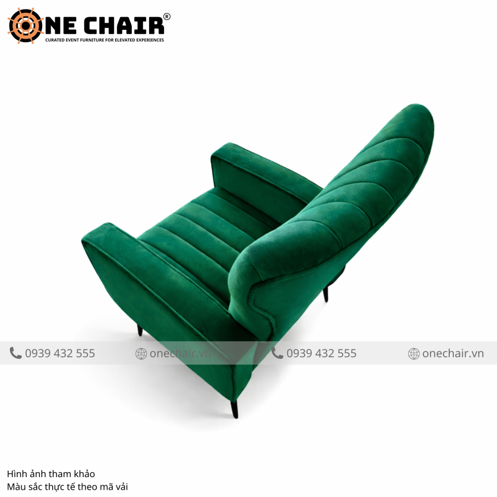 Sofa Armchair Sự Kiện Muse Xanh Ngọc – Nàng Thơ Của Mọi Không Gian Sự Kiện Đỉnh Cao