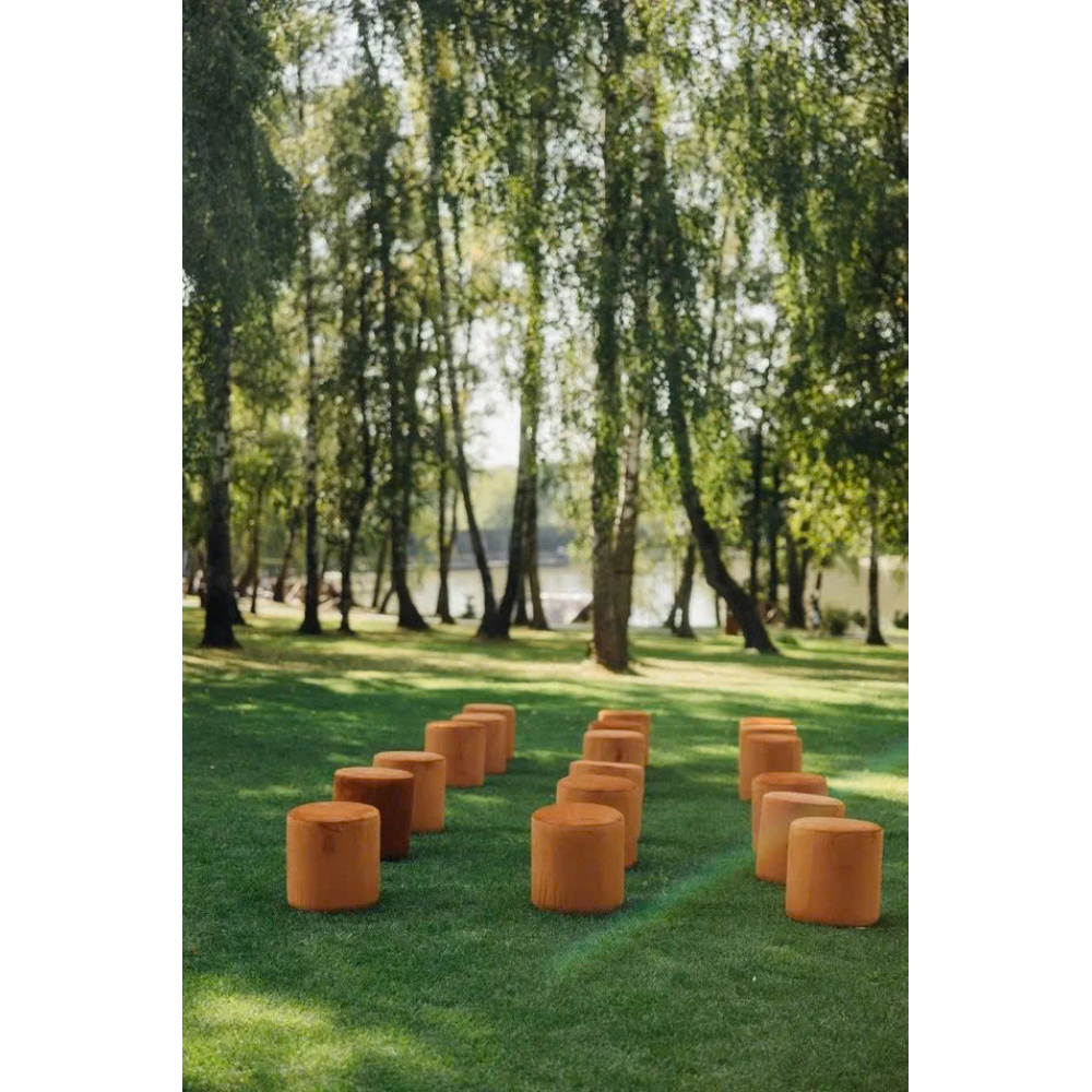 SOFA ĐÔN TRÒN MÀU TERRACOTTA – ẤM ÁP PHÁ CÁCH