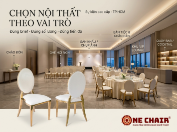 Cho thuê nội thất sự kiện cao cấp tại TP.HCM: chọn theo vai trò để đúng brief, đúng số lượng, đúng timeline