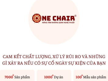 Thuê Bàn Ghế Sự Kiện Tại ONE CHAIR — Cam Kết Chất Lượng, Xử Lý Rủi Ro Và Những Gì Xảy Ra Nếu Có Sự Cố Ngày Sự Kiện Của Bạn