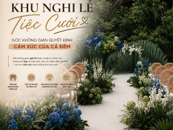 Khu Nghi Lễ Tiệc Cưới: Góc Không Gian Quyết Định Cảm Xúc Của Cả Đêm