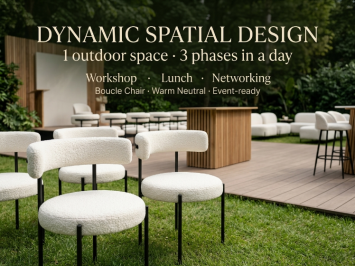 Dynamic Spatial Design: Khi Một Không Gian Sự Kiện Ngoài Trời Phục Vụ 3 Chương Trình Trong Cùng Một Ngày