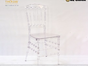 Cho thuê ghế napoleon pha lê trong suốt sự kiện tiệc cưới nhà hàng giá rẻ ở quận 2, TP HCM