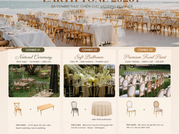 Ghế nào phù hợp với concept cưới earth tone 2026 — Ba combo thực chiến cho Wedding Planner