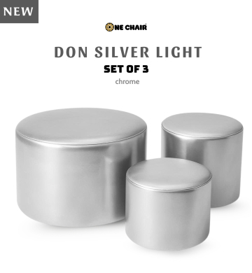 Silver Light – Don | Bộ 3 Kích Thước Chrome Thanh Lịch
