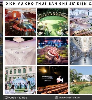 Cho Thuê Bàn Ghế Sự Kiện Cao Cấp Tại Tỉnh Đồng Tháp Cho Sự Kiện - Chuyên Nghiệp Và Đồng Bộ