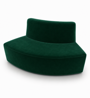 Sofa Cong Modular Wave Emerald – Điểm Nhấn Nghệ Thuật Hot Trend | ONE CHAIR
