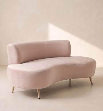 Flow Sofa – Dusty Rose