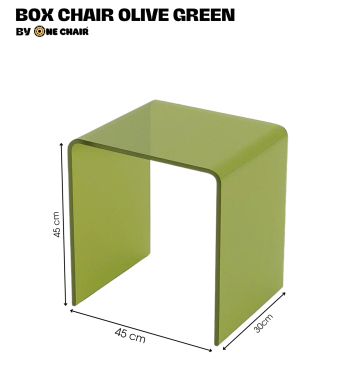 BOX CHAIR MÀU OLIVE GREEN – SANG TRỌNG VÀ TINH TẾ