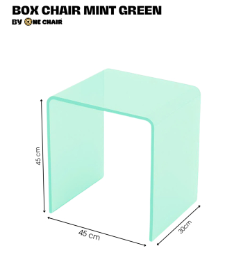GHẾ SỰ KIỆN CAO CẤP | BOX CHAIR MINT GREEN – TƯƠI MỚI, THANH THOÁT, HIỆN ĐẠI