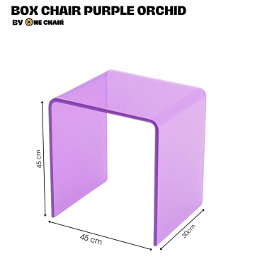 GHẾ SỰ KIỆN CAO CẤP | BOX CHAIR PURPLE ORCHID – TINH TẾ, QUYẾN RŨ, HIỆN ĐẠI