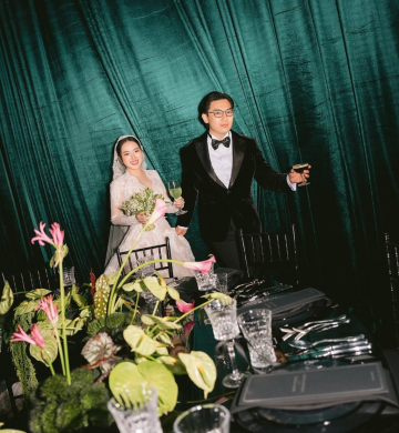 Luxury Wedding | Vẻ Đẹp Tối Giản Trong Không Gian Tiệc Cưới Đen Sang Trọng