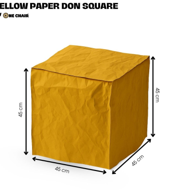Ghế Sofa Vuông Paper Vàng – Tươi Sáng & Trẻ Trung
