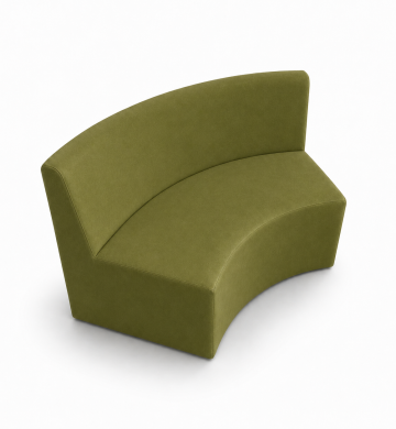 Sofa Cong Modular Arc Sự Kiện Xanh Olive – Sắc Xanh Tự Nhiên Cho Không Gian Sự Kiện Tinh Tế | ONE CHAIR