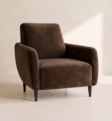 Single Sofa – Chocolate Brown