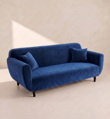 Long Sofa – Cobalt Blue
