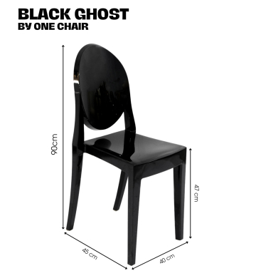 Black Ghost Chair - Sang Trọng Huyền Bí 