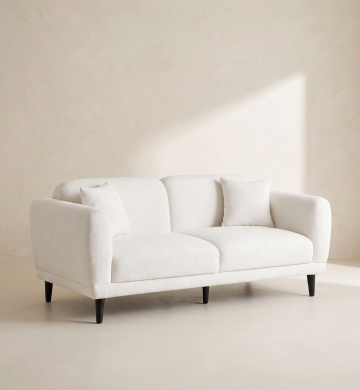 Double Sofa White