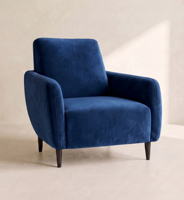 Single Sofa – Cobalt Blue