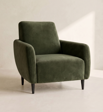 Single Sofa – Moss Green