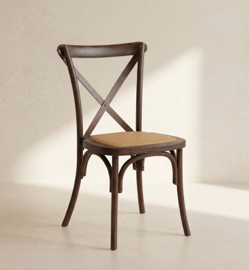 Crossback Chair – Brown